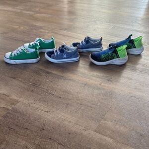 Kids Green and Blue Sneakers